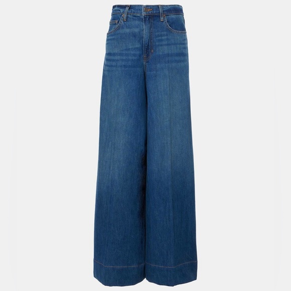 Veronica Beard Haizley Wide-Leg Jeans 100% Cotton - Picture 2 of 9